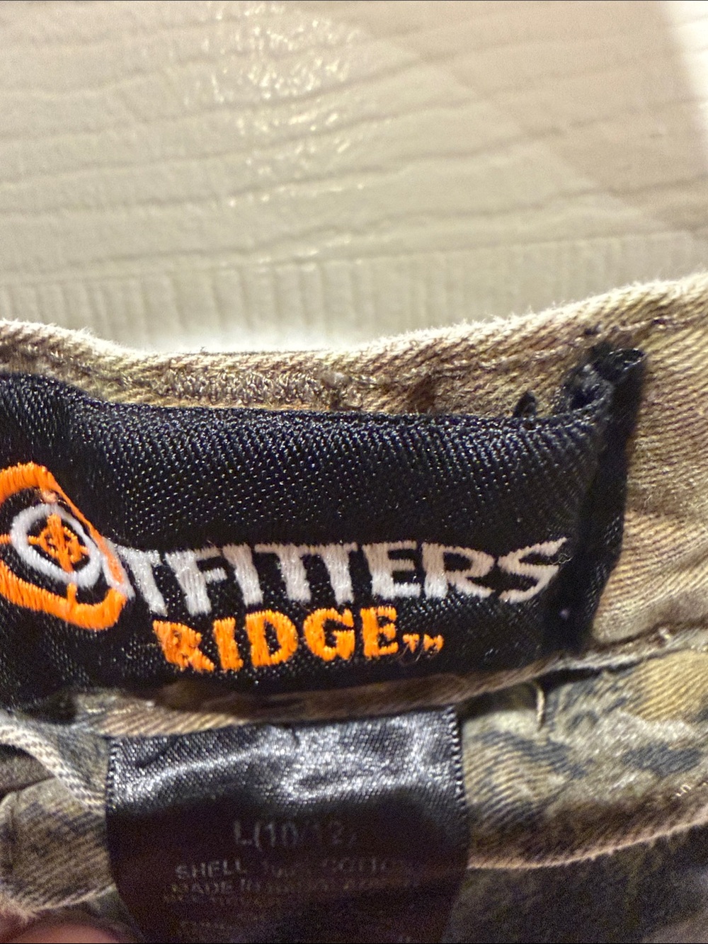 Boys Camouflage Cargo Pants Realtree 10/12 large - Picture 2 of 3